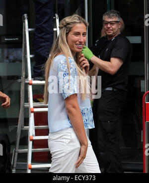 Stacey Solomon esterno ITV Studios con: Stacey Solomon dove: Londra, Regno Unito quando: 19 Jun 2014 Foto Stock