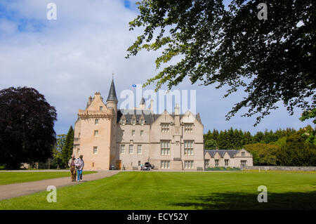 Brodie Castle vicino a Inverness, Grampian regione, Scozia, Regno Unito, Europa Foto Stock