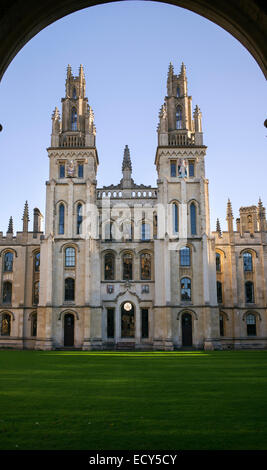 All Souls College di Oxford University, Inghilterra Foto Stock