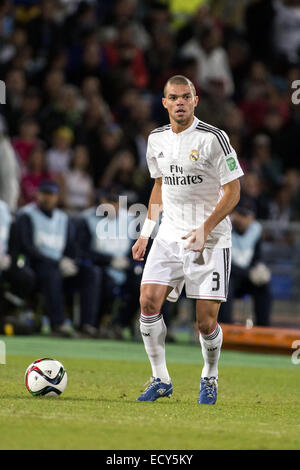 Marrakech, Marocco. Xx Dec, 2014. Pepe (reale) Calcio/Calcetto : Club FIFA World Cup Marocco 2014 partita finale tra il Real Madrid 2-0 San Lorenzo a Stade de Marrakech in Marrakech, Marocco . © Maurizio Borsari/AFLO/Alamy Live News Foto Stock