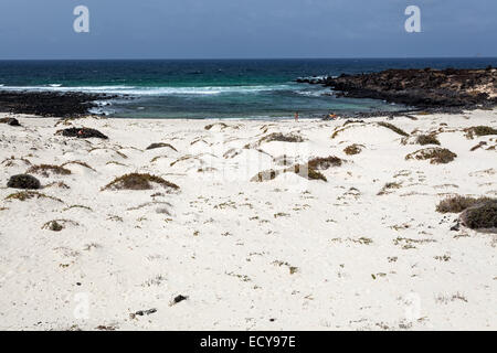 Bajo de los Sables in Orzola, Lanzarote, Isole Canarie, Spagna Foto Stock