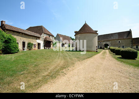 A la découverte du Chateau de Boucard, au coeur des Vignobles du coeur de France. Foto Stock