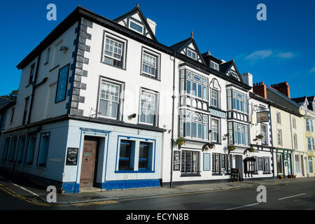 Il Dovey Inn hotel, esterno, Aberdyfi, Gwynedd Foto Stock