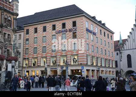 Ludwig Beck department store di Monaco di Baviera Foto Stock
