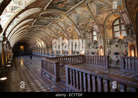 Monaco di Baviera residenz Antiquarium interno rinascimentale Foto Stock