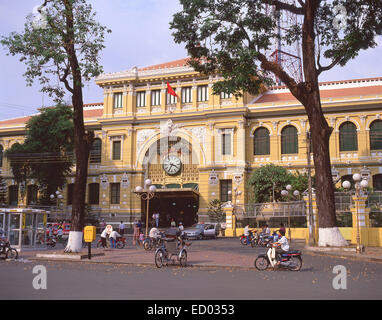 Saigon Central Post Office, Công xàtiva Parigi, Bin Nghé, Città di Ho Chi Minh (Saigon), la Repubblica socialista del Vietnam Foto Stock