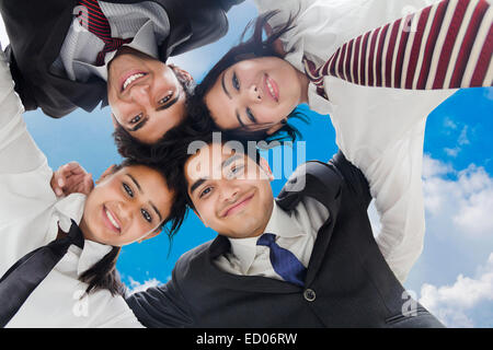 Indian Business Team di dipendenti Foto Stock