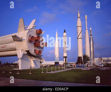 Spaceport USA, J.F.Kennedy Space Center, Merritt Island, Florida, Stati Uniti d'America Foto Stock