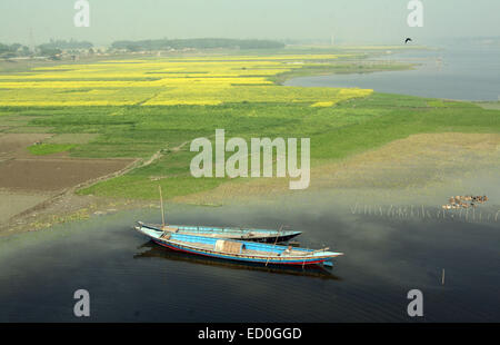 Dacca 22 dicembre 2014. Il paesaggio del Bangladesh. Foto Stock