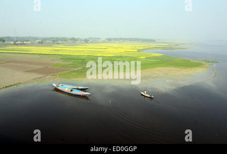 Dacca 22 dicembre 2014. Il paesaggio del Bangladesh. Foto Stock