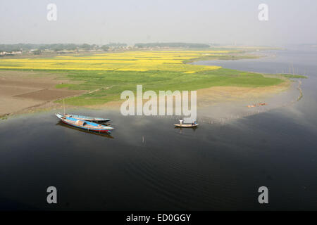 Dacca 22 dicembre 2014. Il paesaggio del Bangladesh. Foto Stock