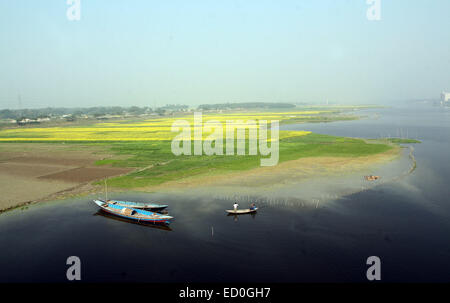 Dacca 22 dicembre 2014. Il paesaggio del Bangladesh. Foto Stock