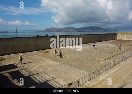 Isola di Alcatraz national park in San Francisco CA Foto Stock