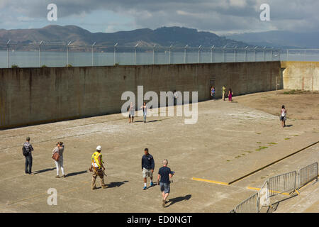 Isola di Alcatraz national park in San Francisco CA Foto Stock