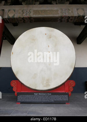 Portiere di notte il drum Drum Tower Xian Cina Foto Stock