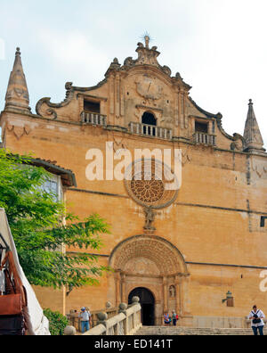 La chiesa cattolica di Sant Miquel a Felanitx, Valdemossa, Mallorca Foto Stock