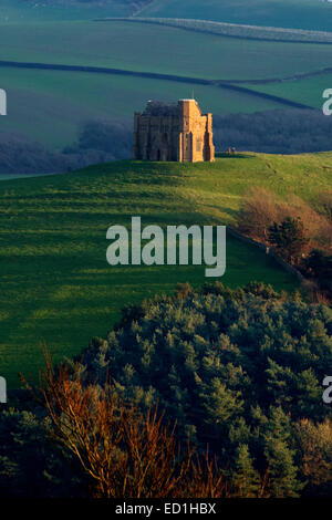 Santa Caterina la cappella nella luce della sera Abbotsbury Dorset Inghilterra Foto Stock