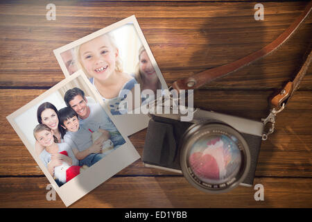 Immagine composita di memorie di natale Foto Stock