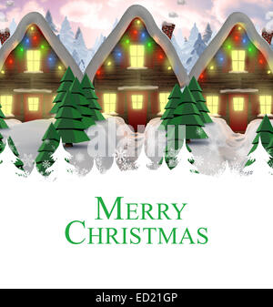Immagine composita di Buon Natale Foto Stock