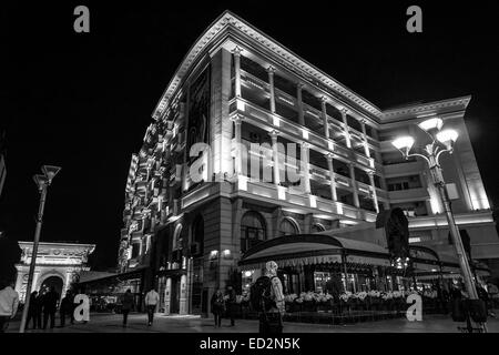 Center hotel Edificio in Skopje Foto Stock