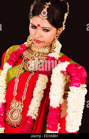 1 Bengali sposa lady Wedding Foto Stock