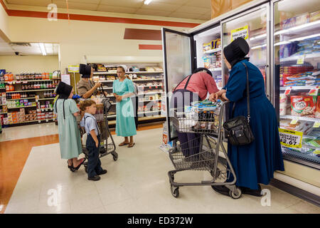 Illinois Arthur, Vine Street, IGA Foodliner, negozio di alimentari, supermercato, cibo, shopping negozi negozi di vendita di mercato, negozi business Busi negozio Foto Stock