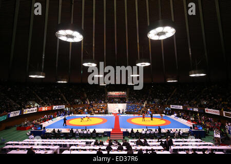 Nd Yoyogi palestra, Tokyo, Giappone. 23 dic 2014. 2 palestra di Yoyogi, dicembre 23, 2014 - Wrestling : Tutti Japan Wrestling campionato a seconda palestra di Yoyogi, Tokyo, Giappone. © Shingo Ito AFLO/sport/Alamy Live News Foto Stock