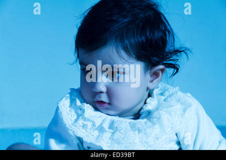 1 bambino indiano Baby Foto Stock