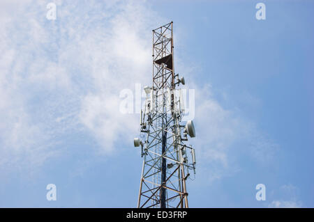 Villaggio rurale Torre Mobile nessuno Foto Stock