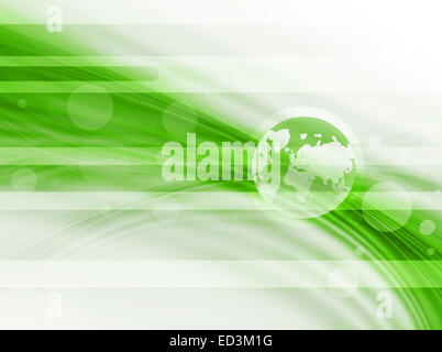 Verde sfondo astratto Foto Stock