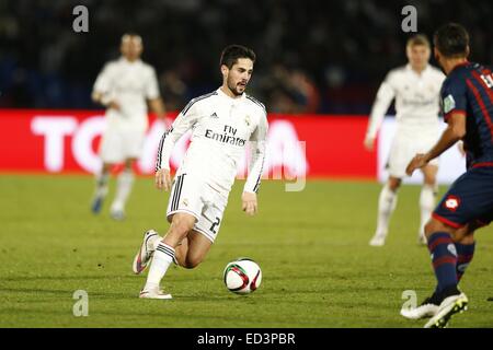 Marrakech, Marocco. Xx Dec, 2014. Isco (reale) Calcio/Calcetto : Club FIFA World Cup Marocco 2014 partita finale tra il Real Madrid CF 2-0 CA San Lorenzo de Almagro al Grand Stade de Marrakech in Marrakech, Marocco . © Mutsu Kawamori/AFLO/Alamy Live News Foto Stock