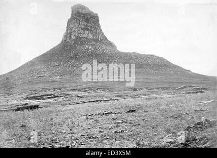 Campo di Battaglia di Isandlwana poco dopo la famosa battaglia Foto Stock