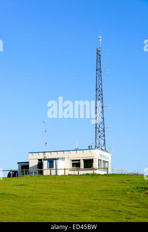 Nazionale Istituzione Coastwatch lookout stazione a testa di rame nel sud-est della Cornovaglia, Inghilterra Foto Stock