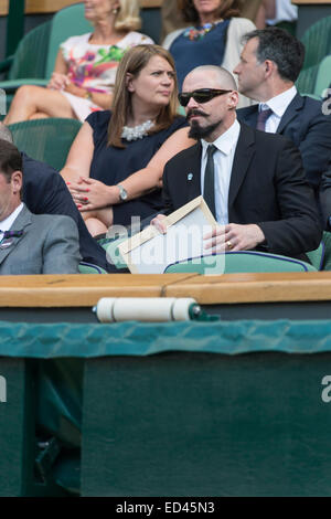 24.06.2014. Il torneo di Wimbledon Tennis Championships 2014 tenutosi presso il All England Lawn Tennis e Croquet Club di Londra, Inghilterra, Regno Unito. Foto Stock