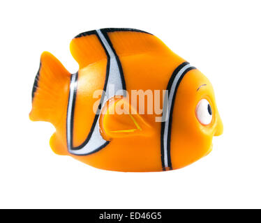 Amman, Giordania - 1 Novembre 2014 : Marlin cartoon pesce personaggio giocattolo di alla ricerca di Nemo film della Disney Pixar Animation Studio. Foto Stock