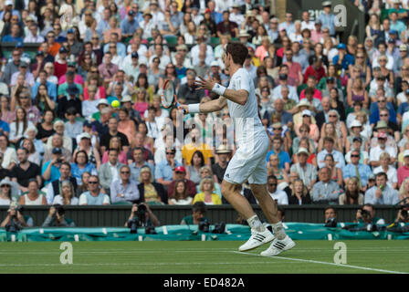 27.06.2014. Il torneo di Wimbledon Tennis Championships 2014 tenutosi presso il All England Lawn Tennis e Croquet Club di Londra, Inghilterra, Regno Unito. Foto Stock