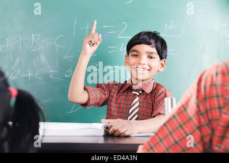 Bambini indiani studenti schooll Studio Foto Stock