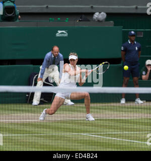 05.07.2014. Il torneo di Wimbledon Tennis Championships 2014 tenutosi presso il All England Lawn Tennis e Croquet Club di Londra, Inghilterra, Regno Unito. Foto Stock