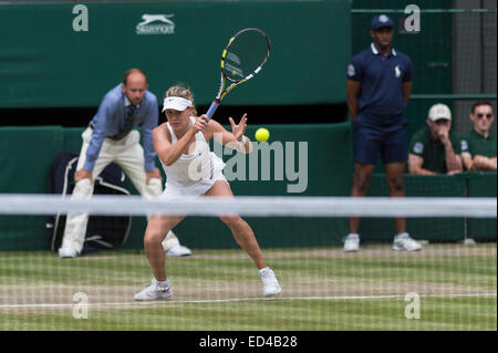 05.07.2014. Il torneo di Wimbledon Tennis Championships 2014 tenutosi presso il All England Lawn Tennis e Croquet Club di Londra, Inghilterra, Regno Unito. Foto Stock