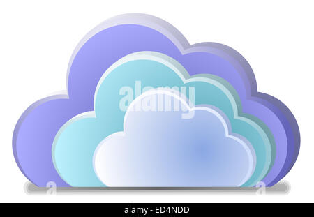 Il cloud computing concept Foto Stock