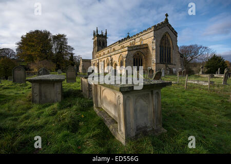 Aysgarth è una parrocchia, township, il villaggio e la testa di un'unione, piacevolmente situato sul lato sud del Fiume Ure, o Yore Foto Stock