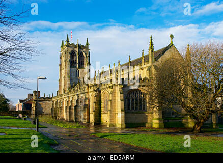 St Chad's Church, Rochdale, Lancashire, Inghilterra, Regno Unito Foto Stock