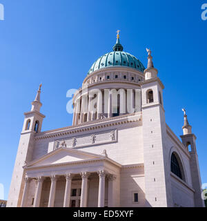 San Nikolai chiesa di Potsdam in estate Foto Stock