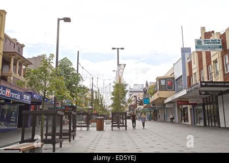 Crown Street Mall, Wollongong. Foto Stock