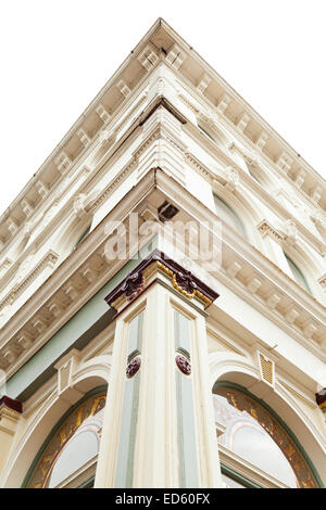 Angolo di un edificio nella città di Eureka Humboldt County California USA Foto Stock