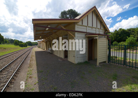 Robertson patrimonio stazione ferroviaria, Nuovo Galles del Sud, Australia Foto Stock