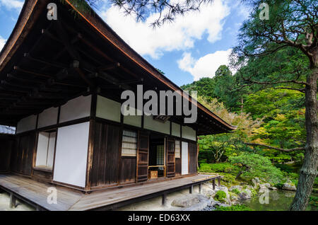 La Togu-fare Hall a Ginkaku-ji, conosciuto anche come Tempio del Padiglione di Argento, Kyoto, Kansai, Giappone Foto Stock