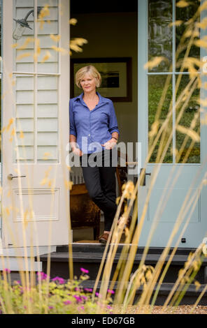 L'attrice Clare Holman in segale, East Sussex, Regno Unito Foto Stock