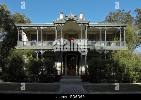 Carl Wilhelm Agosto Groos casa nello storico King William del distretto di San Antonio, Texas. Foto Stock