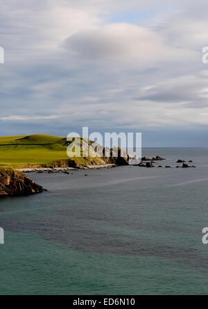 Le vedute da Durness nel nord della Scozia guardando a Nord Foto Stock